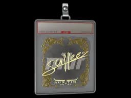 Sticker Slab | saffee (Gold) | Austin 2025