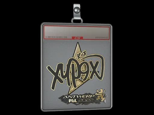 Sticker Slab | Xyp9x (Gold) | Antwerp 2022