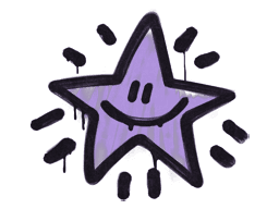 Sealed Graffiti | Shining Star (Violent Violet)