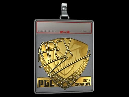 Sticker Slab | apEX (Gold) | Krakow 2017