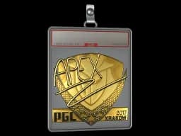 Sticker Slab | apEX (Gold) | Krakow 2017