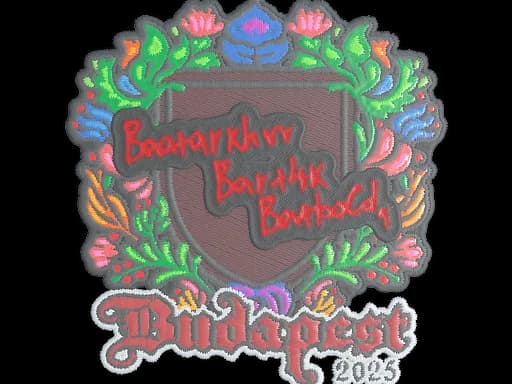 Sticker | Bart4k (Embroidered) | Budapest 2025
