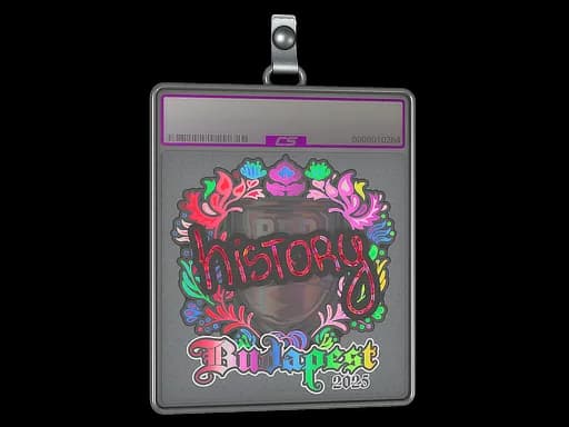 Sticker Slab | History (Holo) | Budapest 2025