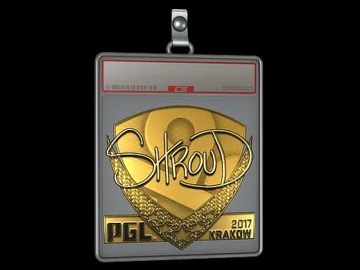 Sticker Slab | shroud (Gold) | Krakow 2017