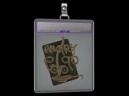 Sticker Slab | Hello P90 (Gold)