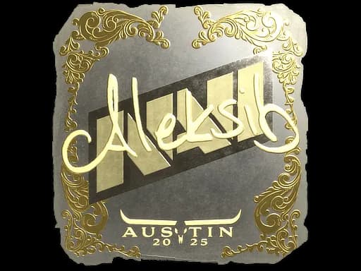 Sticker | Aleksib (Gold) | Austin 2025