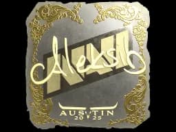 Sticker | Aleksib (Gold) | Austin 2025