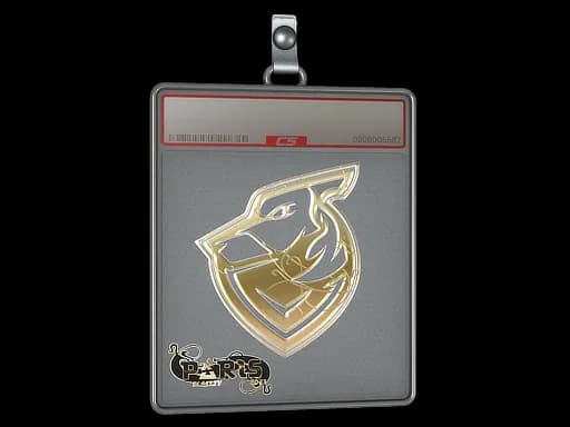 Sticker Slab | Grayhound Gaming (Gold) | Paris 2023