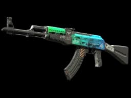 StatTrak™ AK-47 | Ice Coaled (Well-Worn)