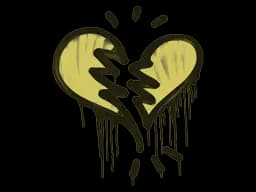 Sealed Graffiti | Broken Heart (Tracer Yellow)