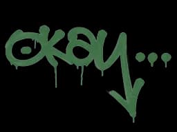 Sealed Graffiti | Okay (Jungle Green)