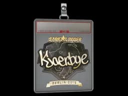 Sticker Slab | Kjaerbye (Gold) | Berlin 2019