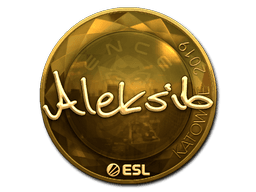Sticker | Aleksib (Gold) | Katowice 2019