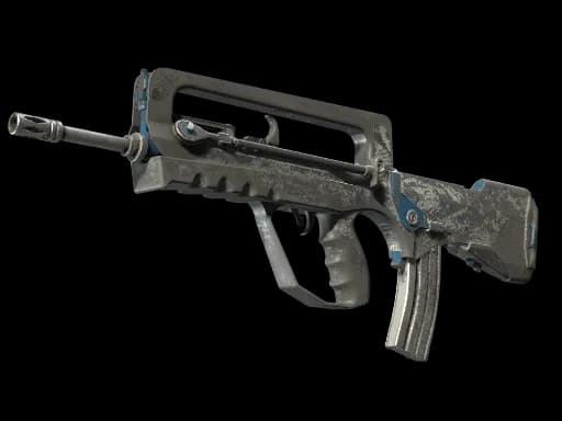 FAMAS | Halftone Wash (Battle-Scarred)