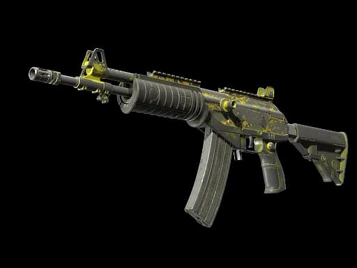 Galil AR | Acid Dart (Battle-Scarred)