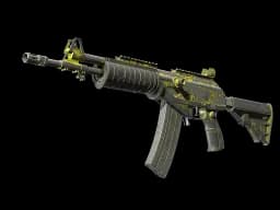 Galil AR | Acid Dart (Battle-Scarred)