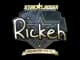 Sticker | Rickeh (Gold) | Berlin 2019 CS2 skin