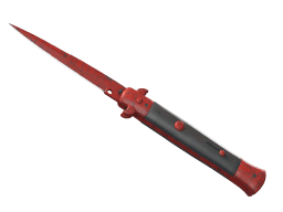 ★ StatTrak™ Stiletto Knife | Crimson Web (Minimal Wear)