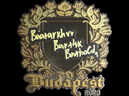 Sticker | Bart4k (Gold) | Budapest 2025