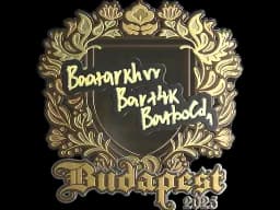Sticker | Bart4k (Gold) | Budapest 2025