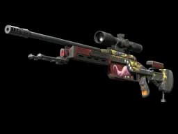 SSG 08 | Bloodshot (Battle-Scarred)