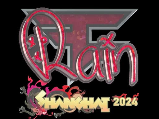 Sticker | rain (Glitter) | Shanghai 2024