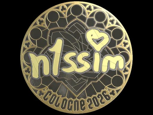 Sticker | n1ssim (Gold) | Cologne 2026