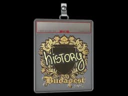 Sticker Slab | History (Gold) | Budapest 2025