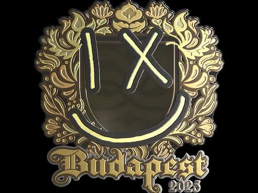 Sticker | lux (Gold) | Budapest 2025