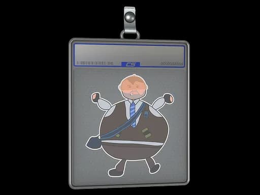 Sticker Slab | Poorly Drawn Number K