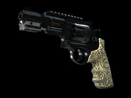 StatTrak™ R8 Revolver | Llama Cannon (Battle-Scarred)