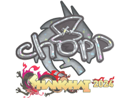 Sticker | chopper (Glitter) | Shanghai 2024