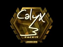 Sticker | Calyx (Gold) | London 2018
