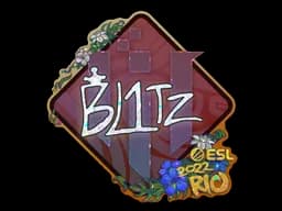 Sticker | bLitz (Glitter) | Rio 2022