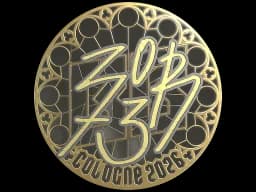 Sticker | zorte (Gold) | Cologne 2026