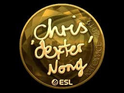 Sticker | dexter (Gold) | Katowice 2019