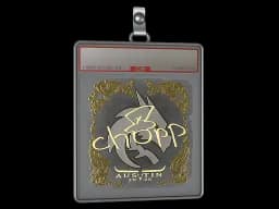 Sticker Slab | chopper (Gold) | Austin 2025