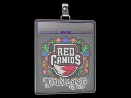 Sticker Slab | RED Canids (Embroidered) | Budapest 2025