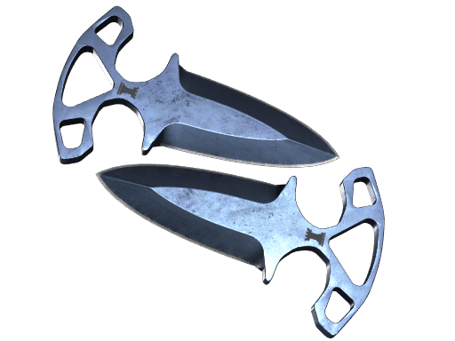 ★ Shadow Daggers | Blue Steel (Battle-Scarred)