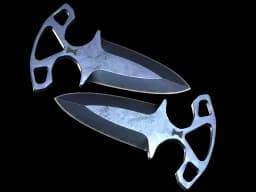 ★ Shadow Daggers | Blue Steel (Battle-Scarred)