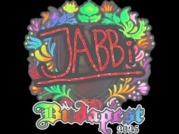 Sticker | jabbi (Holo) | Budapest 2025
