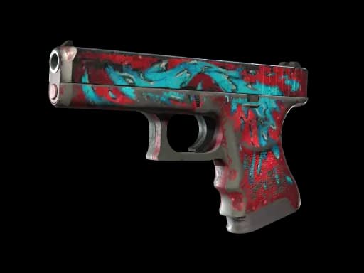 StatTrak™ Glock-18 | Water Elemental (Battle-Scarred)