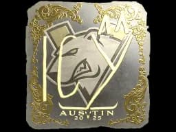 Sticker | ICY (Gold) | Austin 2025