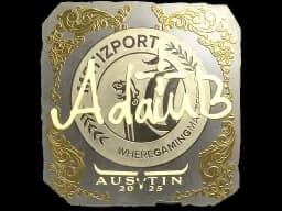 Sticker | adamb (Gold) | Austin 2025