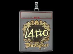 Sticker Slab | latto (Gold) | Budapest 2025