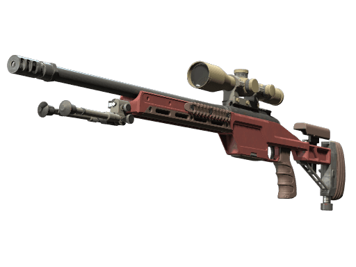 SSG 08 | Red Stone (Minimal Wear)