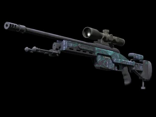 StatTrak™ SSG 08 | Mainframe 001 (Battle-Scarred)