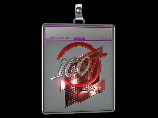 Sticker Slab | 100 Thieves (Foil) | Boston 2018