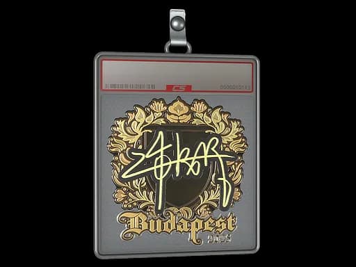 Sticker Slab | z4KR (Gold) | Budapest 2025