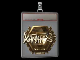 Sticker Slab | XANTARES (Gold) | London 2018